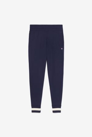 FILA Heritage Pants Navy,Womens Tennis | CA.MRBVNI098